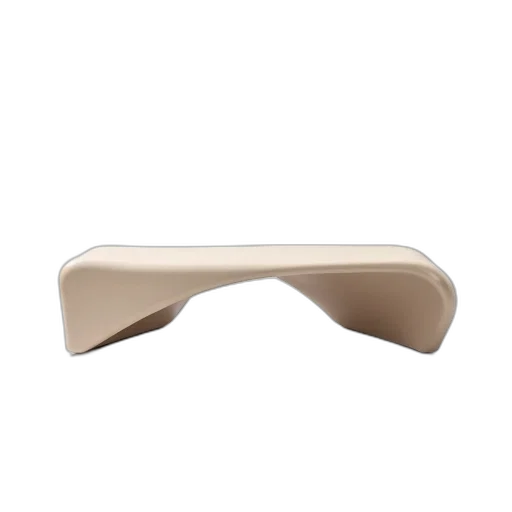 jewelry, furniture, shoes, mask, 3d render, sleek, modern, bench transparent PNG cut-out