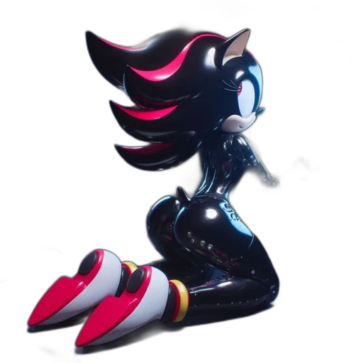 shoes, mask, creature, robot, 3d render, concept art, vaporwave, cartoon transparent PNG cut-out
