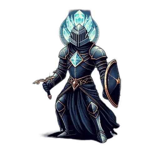 mask, staff, sword, robot, fantasy art, concept art, pixel art, comic book art transparent PNG cut-out