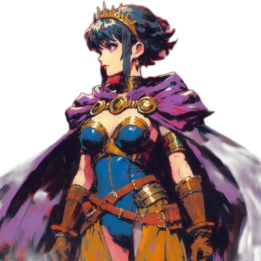 crown, weapon, sword, dress transparent PNG cut-out
