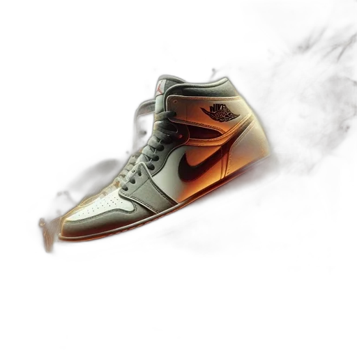 shoes, dragon, weapon, 3d render, photorealistic, concept art, fire, earth tones transparent PNG cut-out