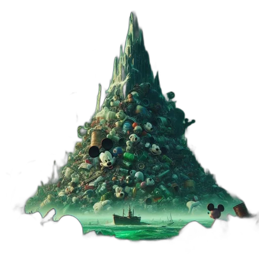 tree, dragon, crown, bottle, concept art, fantasy art, pixel art, 3d render transparent PNG cut-out