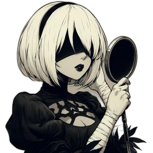 mask, staff, weapon, face, concept art, pixel art, cartoon, anime transparent PNG cut-out