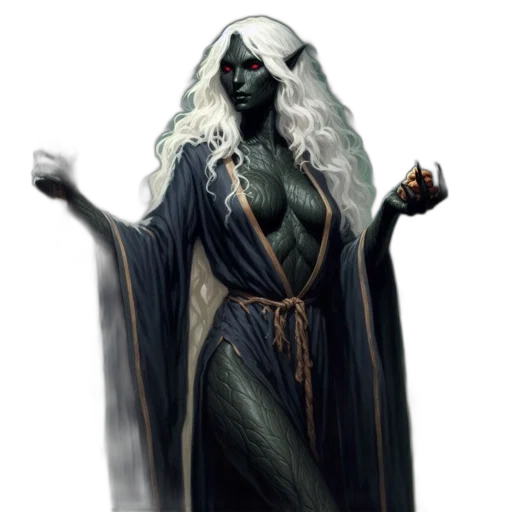staff, dress, creature, dragon, fantasy art, concept art, pixel art, comic book art transparent PNG cut-out