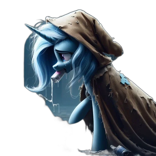 mask, creature, staff, jacket, concept art, fantasy art, comic book art, 3d render transparent PNG cut-out