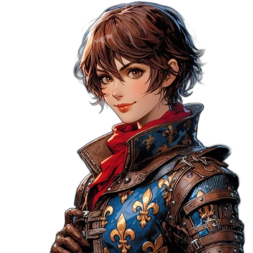 face, jacket, sword, staff, fantasy art, concept art, photorealistic, pixel art transparent PNG cut-out