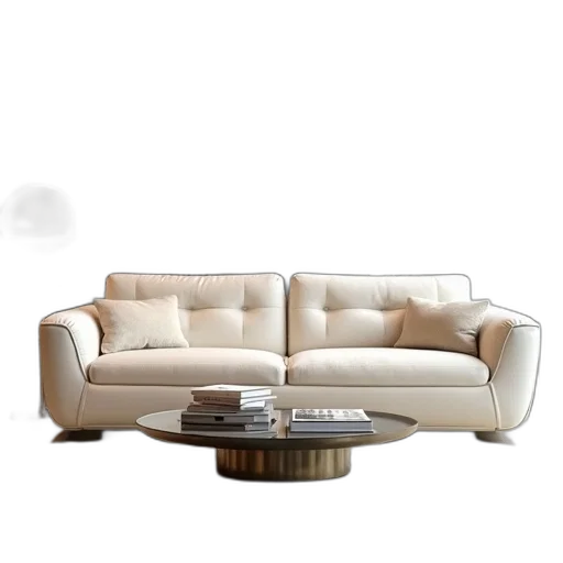 furniture, 3d render, photorealistic, concept art, earth tones, monochrome, modern, plush transparent PNG cut-out