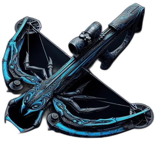 shoes, sword, weapon, car, concept art, 3d render, cyberpunk, blue transparent PNG cut-out