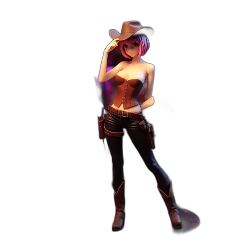 hat, staff, weapon, jacket, concept art, 3d render, pixel art, fantasy art transparent PNG cut-out