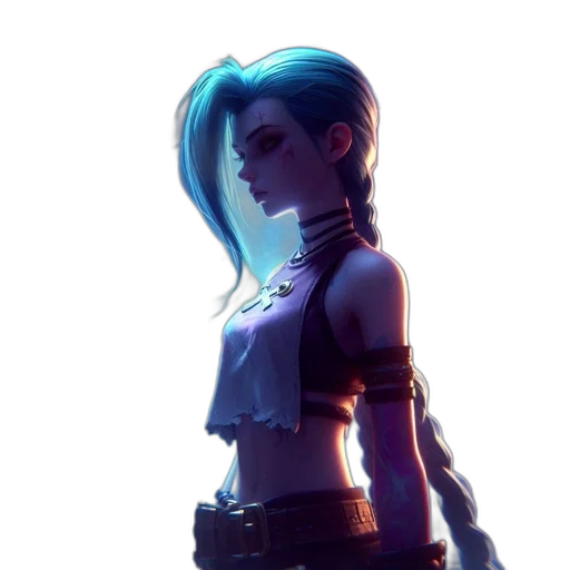 robot, jacket, staff, weapon, cyberpunk, concept art, fantasy art, 3d render transparent PNG cut-out
