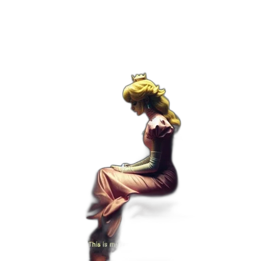 dress, crown, hat, staff, concept art, pixel art, 3d render, fantasy art transparent PNG cut-out