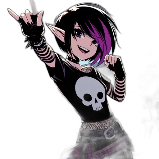 cartoon, comic book art, fantasy art, concept art, dark, monochrome, three, young transparent PNG cut-out
