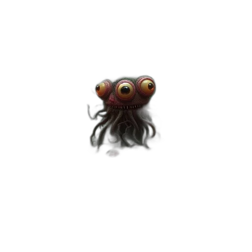 creature, animal, hair, robot, concept art, pixel art, 3d render, photorealistic transparent PNG cut-out
