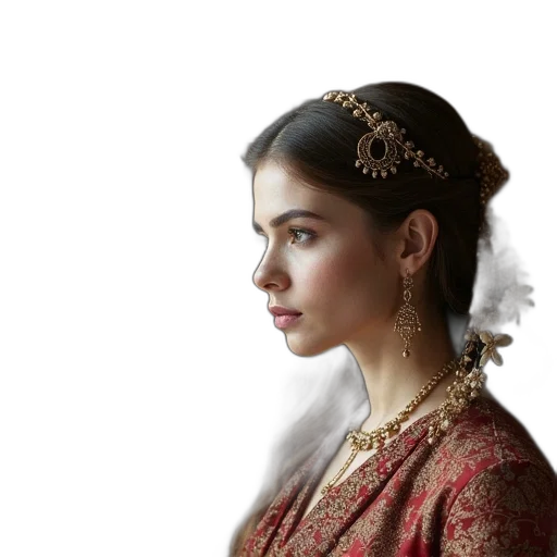 crown, jewelry, face, dress, photorealistic, fantasy art, oil painting, concept art transparent PNG cut-out