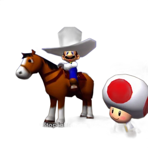 hat, animal, weapon, concept art, 3d render, pixel art, screenshot, video transparent PNG cut-out
