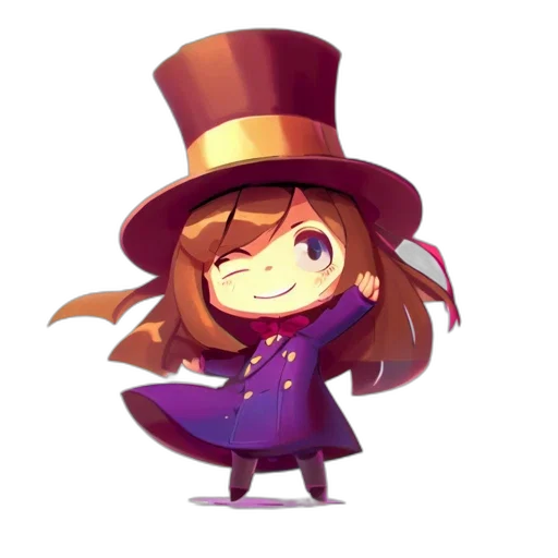 hat, staff, crown, creature, pixel art, concept art, cartoon, watercolor transparent PNG cut-out