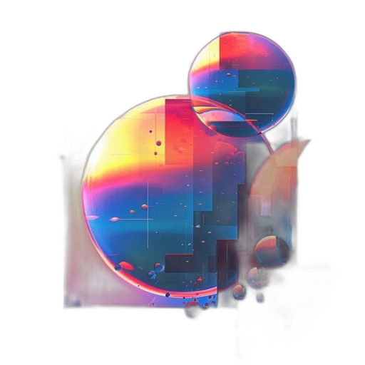 robot, weapon, mask, umbrella, 3d render, vaporwave, concept art, pixel art transparent PNG cut-out