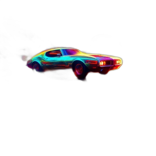 car, weapon, shoes, robot, 3d render, concept art, vaporwave, pixel art transparent PNG cut-out