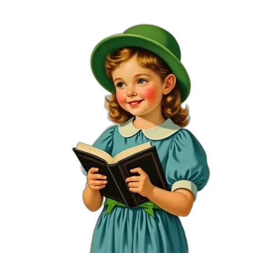 hat, dress, staff, face, photorealistic, oil painting, green, vintage transparent PNG cut-out