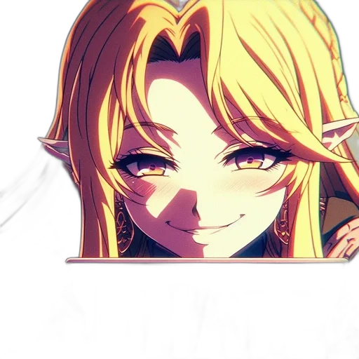 face, mask, crown, weapon, anime, pixel art, concept art, cartoon transparent PNG cut-out