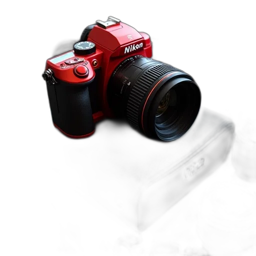 weapon, bottle, animal, dragon, photorealistic, 3d render, red, camera transparent PNG cut-out