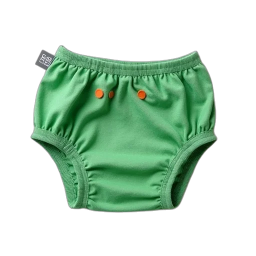 green, baby, rex, reusable, underwear, nappers, velcro, technology transparent PNG cut-out