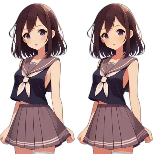 dress, face, anime, concept art, pixel art, 3d render, monochrome, dark transparent PNG cut-out