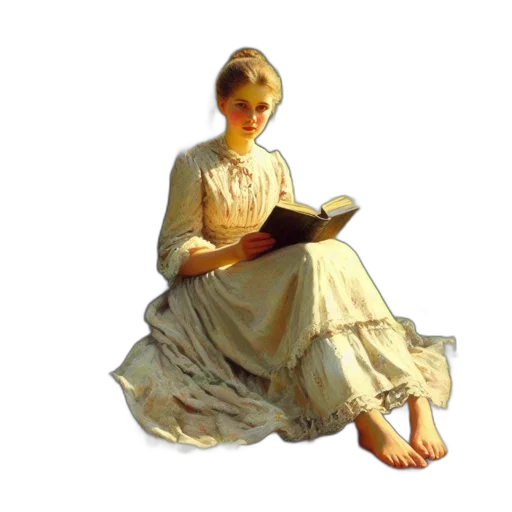 dress, staff, shoes, face, oil painting, photorealistic, watercolor, concept art transparent PNG cut-out