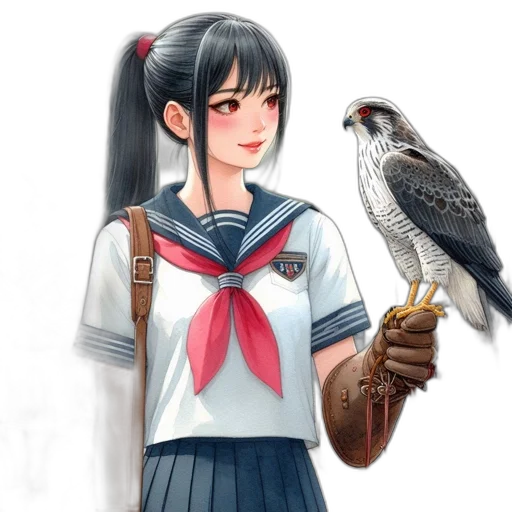 animal, staff, weapon, creature, fantasy art, anime, concept art, photorealistic transparent PNG cut-out