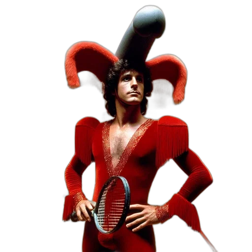 staff, hat, crown, hair, concept art, red, man, dressed transparent PNG cut-out