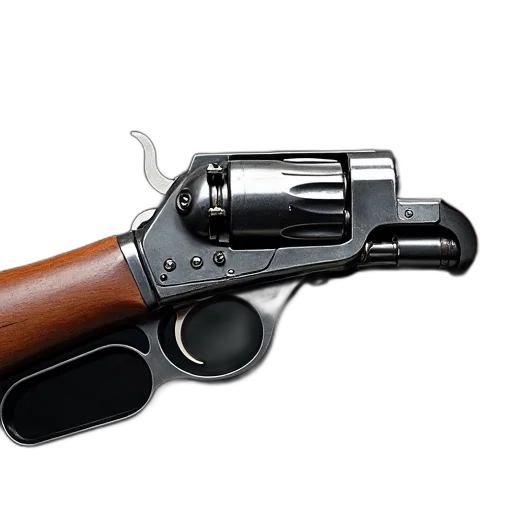 weapon, staff, photorealistic, 3d render, close-up, metallic, gun, intricate transparent PNG cut-out