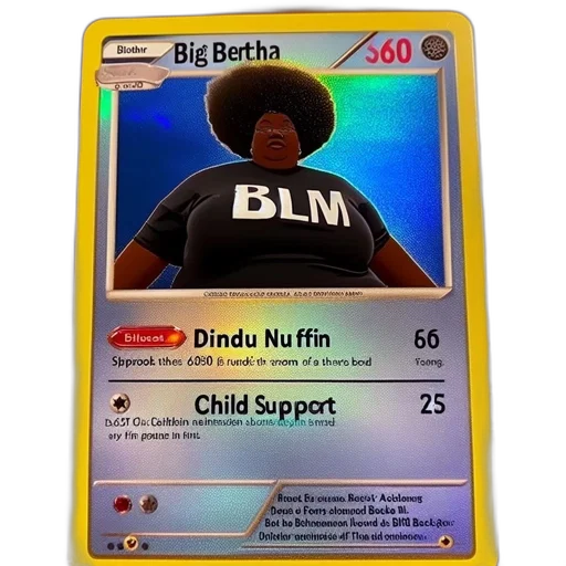 amusing, pokémon, parody, features, blaha, creature, afro, blm transparent PNG cut-out