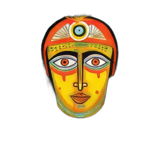 mask, face, jewelry, crown, photorealistic, concept art, fantasy art, 3d render transparent PNG cut-out