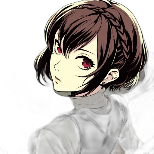 staff, crown, face, hair, anime, pixel art, photorealistic, concept art transparent PNG cut-out