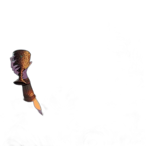 staff, weapon, sword, mask, concept art, 3d render, pixel art, fantasy art transparent PNG cut-out