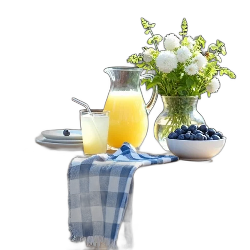 food, 3d render, photorealistic, blue, monochrome, pastel, wooden, table transparent PNG cut-out