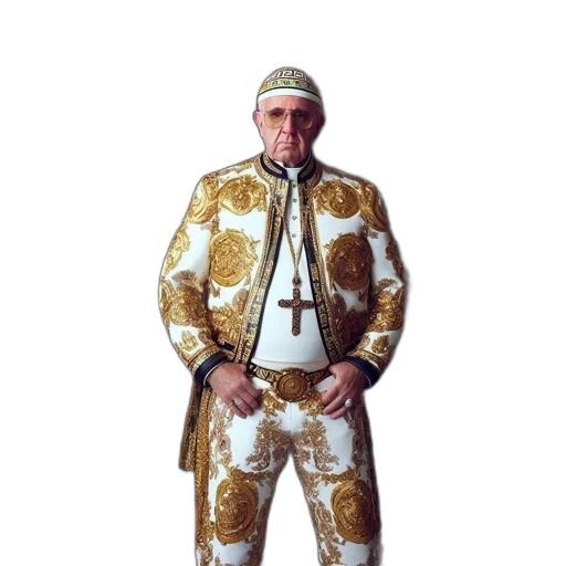 jacket, animal, staff, creature, concept art, elderly, man, dressed transparent PNG cut-out