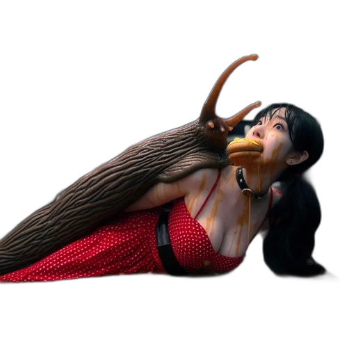 dragon, hair, creature, animal, concept art, 3d render, fantasy art, photorealistic transparent PNG cut-out