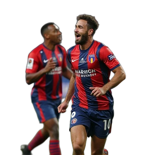 fremantle, wanderers, player, celebrates transparent PNG cut-out