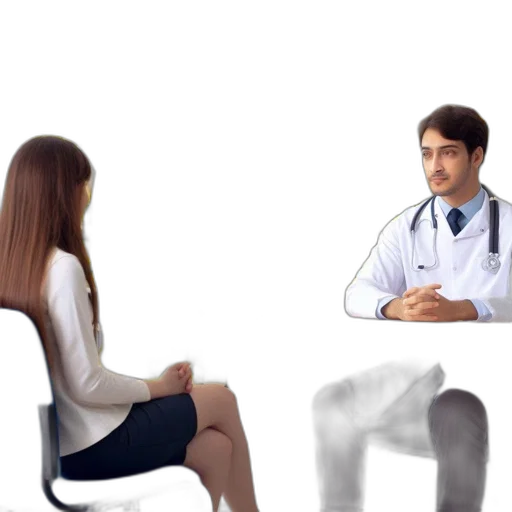 furniture, fog, ordered, setting, resembling, medical, facility, woman transparent PNG cut-out