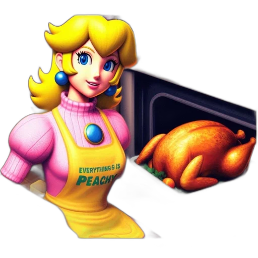 food, robot, weapon, staff, pixel art, concept art, vaporwave, 3d render transparent PNG cut-out