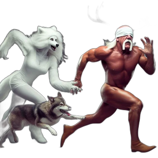 creature, animal, concept art, fantasy art, comic book art, pixel art, snow, three transparent PNG cut-out