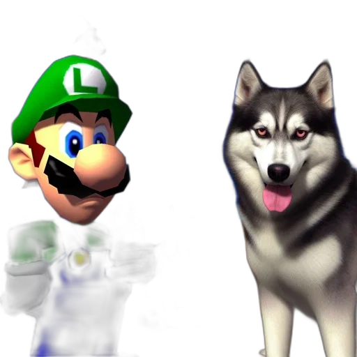 animal, 3d render, concept art, pixel art, photorealistic, green, monochrome, lighthearted transparent PNG cut-out