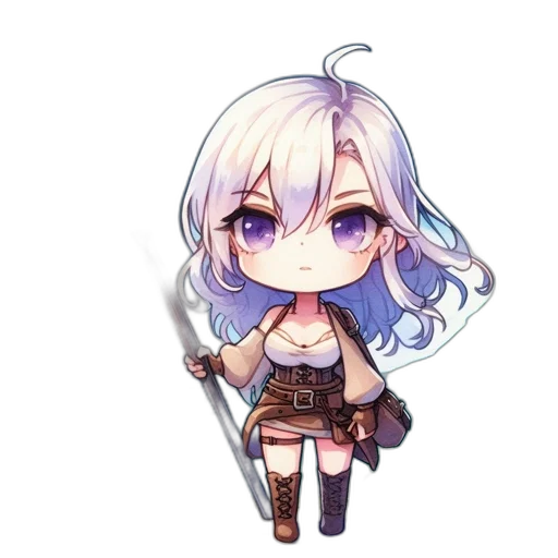 staff, sword, weapon, fantasy art, anime, pixel art, watercolor, pastel transparent PNG cut-out