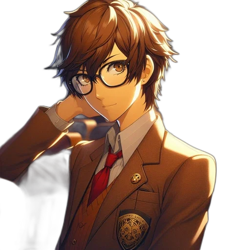 staff, face, jacket, animal, anime, cartoon, pixel art, photorealistic transparent PNG cut-out