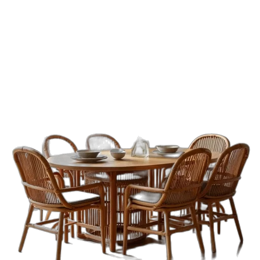furniture, 3d render, photorealistic, earth tones transparent PNG cut-out