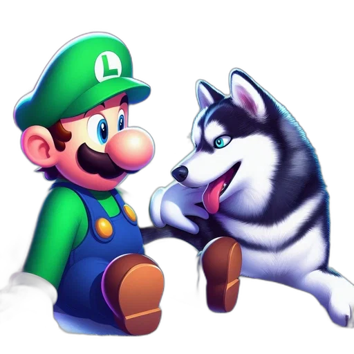 animal, concept art, pixel art, 3d render, fantasy art, green, monochrome, two transparent PNG cut-out