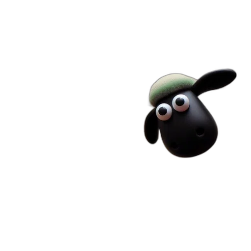animal, hat, creature, mask, 3d render, concept art, pixel art, green transparent PNG cut-out