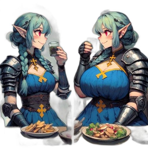 food, dragon, concept art, fantasy art, pixel art, 3d render, blue, monochrome transparent PNG cut-out
