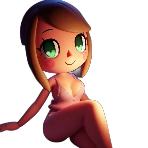 dress, robot, staff, face transparent PNG cut-out